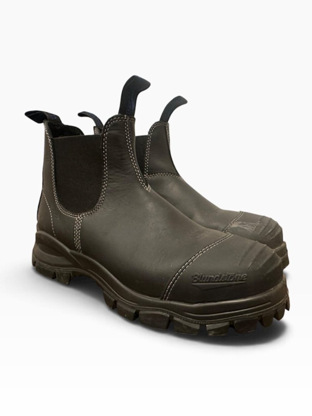 Blundstone 990 Safety Boots Mens 9.5 Chelsea Extreme Steel Toe Workwear Shoes